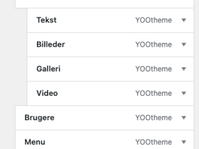 Menustruktur